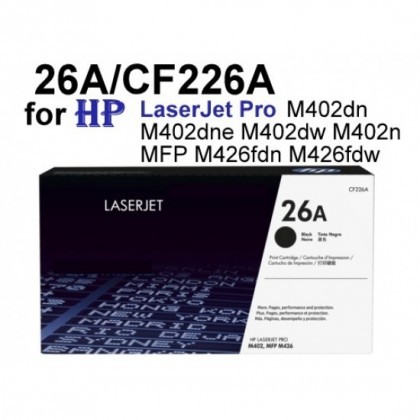 HP 26A Black Original LaserJet Toner Cartridge (For M402DN)